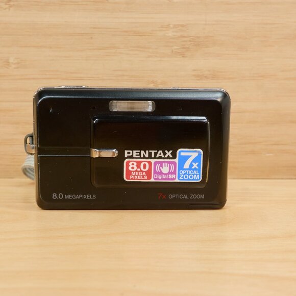 Pentax Optio Z10 8 MP Digital Camera, 7x Optical Zoom,Black - Picture 2 of 8